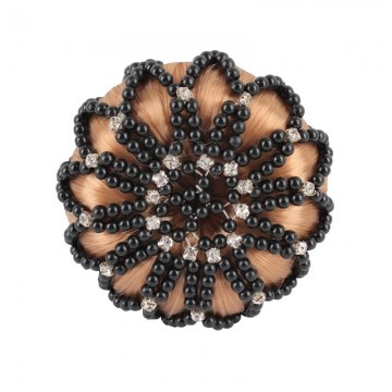 Haarnet deluxe zwart 145010