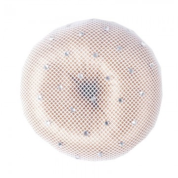 Haarnet diamond wit 145008