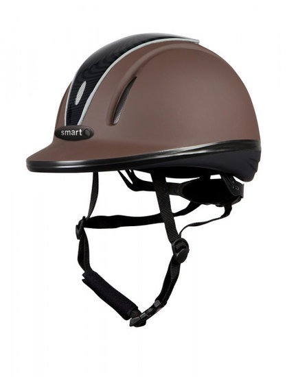 Cap Smart bruin - caps & bodyprotectors voor de ruiter